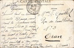 POSTAL Marsella de la VENDIMIA la prisión de Bazaine de la isla de la margarita Sainte