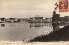 CPA Prison melun Pointe de l'ile et maison centrale 