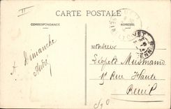 Valle de la prisión de la POSTAL de la VENDIMIA de la Mosa Givet la prisión vieja de la torre de Gregorio en el montaje de Heurs