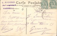 Relevación baja de la prisión de Orleans de la POSTAL de la VENDIMIA de la estatua del arco del d de Jeanne la prisión