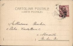 VINTAGE POSTCARD Napoli Volcano It Vesuvio the stazione beyond funiculare