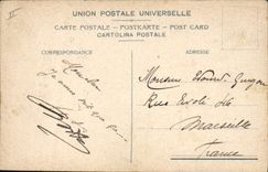 CPA Volcan Vesuvio Eruione lavica 7 Aprile 1906
