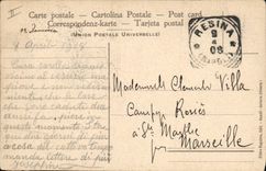 CPA Volcan Napoli L'eruzione del Vesuvio 