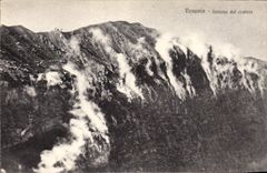 CPA Volcan Vesuvio Interno del cratere