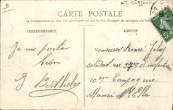 CPA Militaria Coiffeur Perruquier la vie au Camp de Mailly Preparation a la revue du samedi 