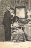 CPA Le Coiffeur Perruquier 