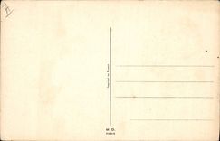 VINTAGE POSTCARD Child the Hairdresser Wig maker