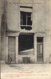 VINTAGE POSTCARD the Vosges Militaria Hairdresser Wig maker the shop of the hairdresser after the bombardment of August 27th, 1914