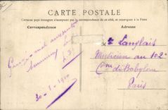 CPA Militaria Coiffeur Perruquier Camp de mailly