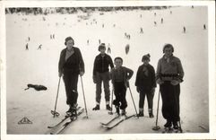 MODERN CARD Winter sports Ski Groups Enfants skiers