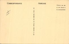 VINTAGE POSTCARD Winter sports Ski Villard de Lans in winter Skiers