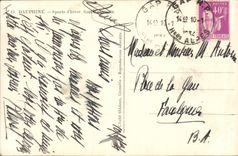 MODERN CARD Dauphine Winter sports Ski Jump of obstacle