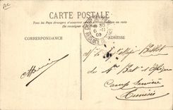 VINTAGE POSTCARD Winter sports Ski a jump