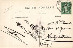 VINTAGE POSTCARD Dauphine Winter sports Ski the Keller jump