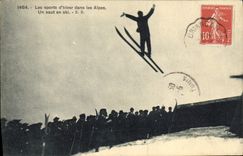 CPA Sports d'hiver Ski Un saut 