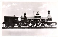 VINTAGE POSTCARD Train Engine 1998 the Slope Series 1998 1999 of Standard Company PLM Koechlin 34 Peugeot System