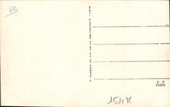 VINTAGE POSTCARD Train Engine Machine has travellers