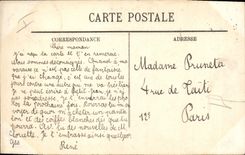 CPA Bateau Voilier Dans les brisants