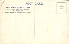 VINTAGE POSTCARD Sailing Boat Steamer