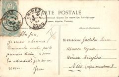 Regimiento de Militaria 38eme de la POSTAL de la VENDIMIA de la artillería