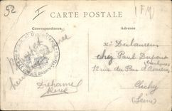 Cuarteles de Militaria Langres Turenne de la POSTAL de la VENDIMIA