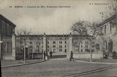 CPA Militaria Nime Caserne du 38eme regiment d'artillerie