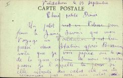 CPA Militaria Camp du Valdahon Casernes Cote Ouest