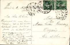 POSTAL Militaria Blois de la VENDIMIA los cuarteles
