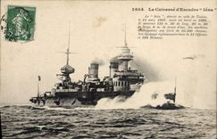 CPA Bateau Guerre Cuirasse d'escadre Iena