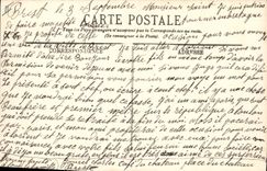 VINTAGE POSTCARD Boat Brest War the wearing of war and the city