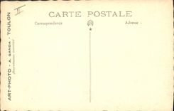 CPA Bateau Guerre Toulon 