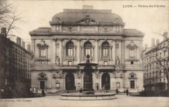 VINTAGE POSTCARD the Theater of Celestins Lyon