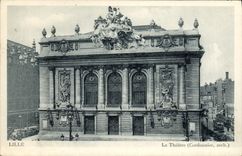 VINTAGE POSTCARD the Lille Theater