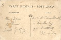 CPA Laon Le Theatre en partie detruit par un gros obus 