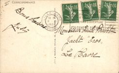 VINTAGE POSTCARD Lille the large Theater