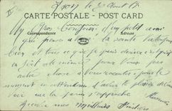 CPA Laon Le Theatre en partie detruit par un gros obus Militaria