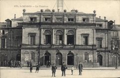 VINTAGE POSTCARD Limoges the Theater