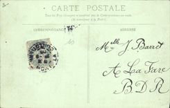 VINTAGE POSTCARD Lyon the large Ricqles Theater