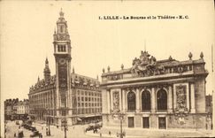 CPA Lille La Bourse et le Theatre 