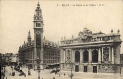 CPA Lille La Bourse et le Theatre 