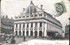 VINTAGE POSTCARD Lille Old Theater