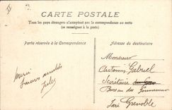 VINTAGE POSTCARD Lyon Theater of Celestins (chart toilee)