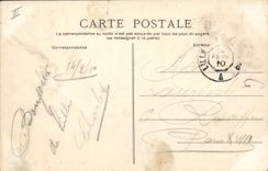 VINTAGE POSTCARD Lille Overall picture of the new Theater and the new Stock Exchange Shoe-maker