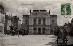 VINTAGE POSTCARD Lons Saulnier the Theater
