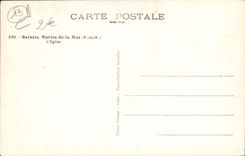 CPA Saintes Maries de la Mer L'eglise