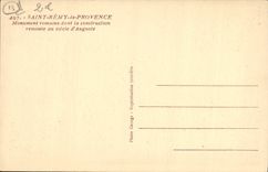 CPA Saint Remy De Provence Monument romain 