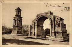 CPA Saint Remy De Provence Monuments romains 