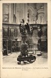 VINTAGE POSTCARD Holy Jouin de Marnes the desk and stalls of the chorus