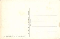 CPA Beaulieu Et Le Cap Ferrat