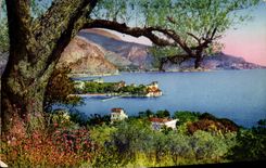 VINTAGE POSTCARD Beaulieu On Sea the Point of the ants